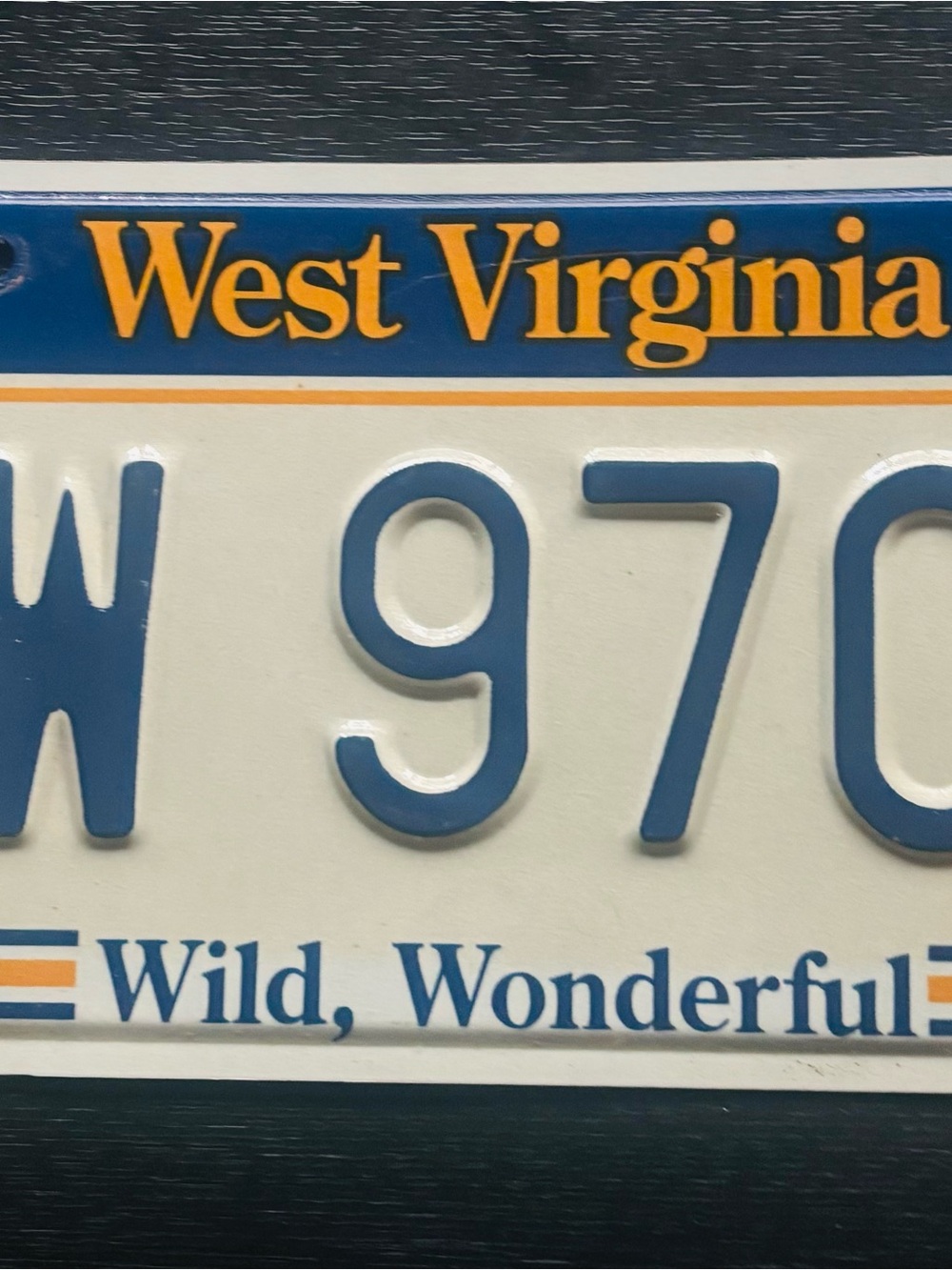 West Virginia 1999 License Plate